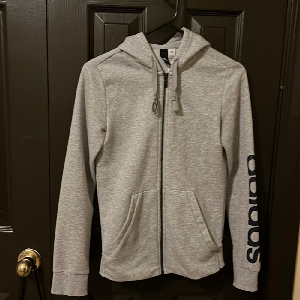 Gray and navy blue sweater size XS (used)
